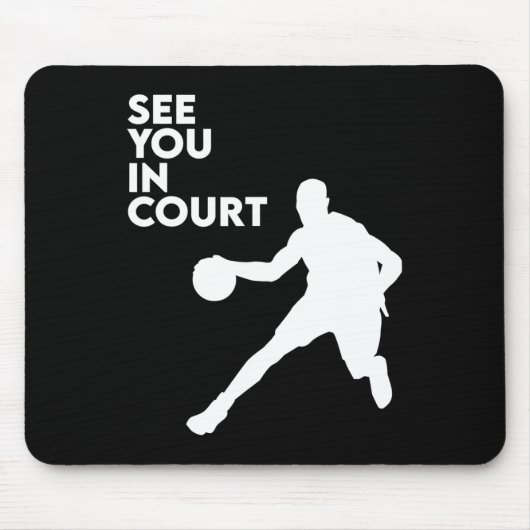 Sie sehen sich vor Gericht Essen Schlaf Sketll Spi Mousepad (Vorne)