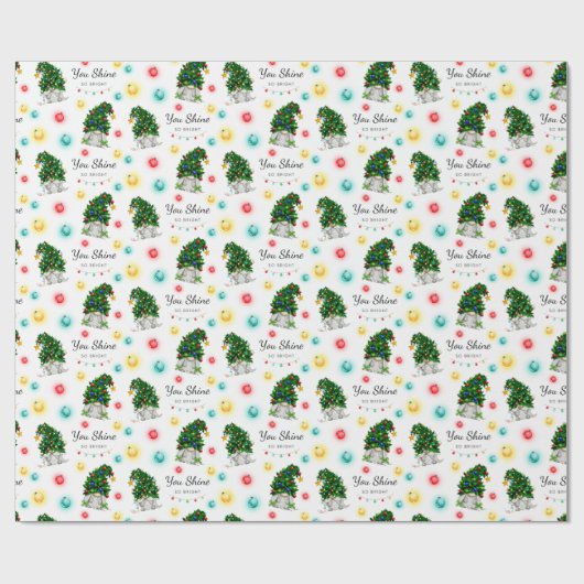 Sie sehen so helles Gnome-Wrapper Geschenkpapier (Flach)