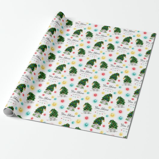 Sie sehen so helles Gnome-Wrapper Geschenkpapier (Ungerollt)