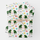 Sie sehen so helles Gnome-Wrapper Geschenkpapier Set (Beispiel)