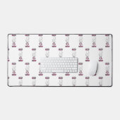 Sie sehen, wie ich den rosa Retroghost ausschalte Schreibtischunterlage (Tastatur & Maus)