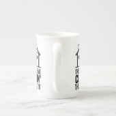 Sie sehen, wie ich echten Anwesen-Agent schließe Porzellantasse (Rückseite)