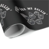 Sie sehen, wie ich mich melde" geschenkpapier (Rolleneckpunkt)