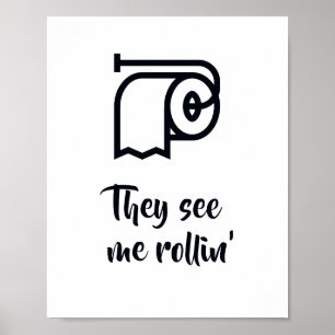 Sie sehen, wie ich Rollstuhlfahrer werde Poster