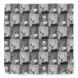 Sie, Seiner und Elfenbein Bandana Halstuch