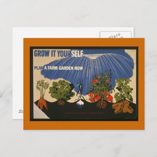 Sie selbst entwickeln postkarte (Vorne/Hinten)