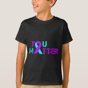 Sie Selbstmordprävention Depression Bewusstsein T-Shirt