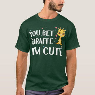 Sie setzen Giraffe ich bin Niedlich - Giraffe Zoo  T-Shirt