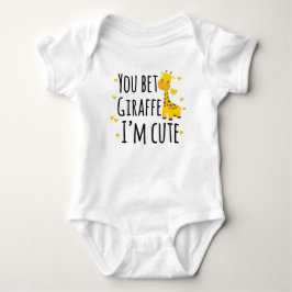 Sie setzen Giraffe, ich bin Niedlich, lustige Gira Baby Strampler