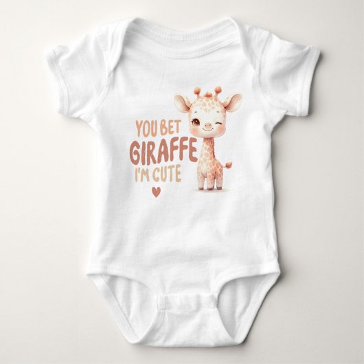 Sie setzen Giraffe, ich bin Niedlicher Baby-T - Sh Baby Strampler (Vorderseite)