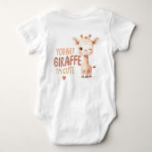 Sie setzen Giraffe, ich bin Niedlicher Baby-T - Sh Baby Strampler (Rückseite)