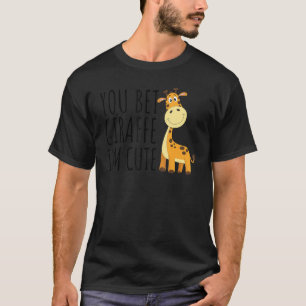 Sie setzen Giraffe, ich bin Niedliches Giraffe-Bab T-Shirt