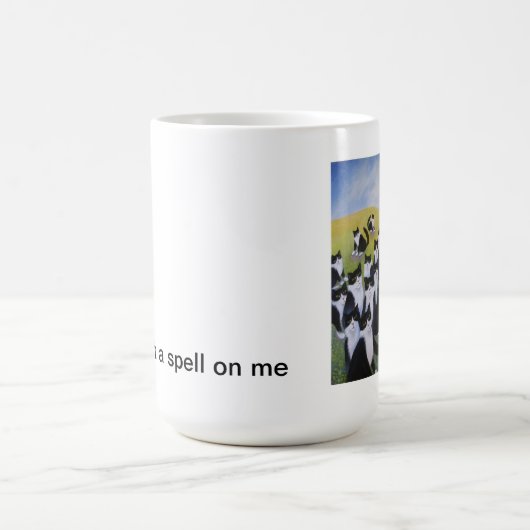 Sie setzten einen Bann auf mich Kaffeetasse (Mittel)
