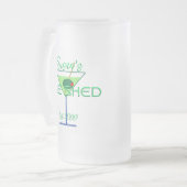 Sie Shed Pub Glasses Trinkbehälter Mattglas Bierglas (Vorderseite Links)