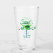 Sie Shed Pub Pint Beer Glasses Trinkbehälter Glas (Rückseite)