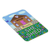 Sie Shuit Woman Höhlengarten Hütte Personalisierte Magnet (Rechte Seite)