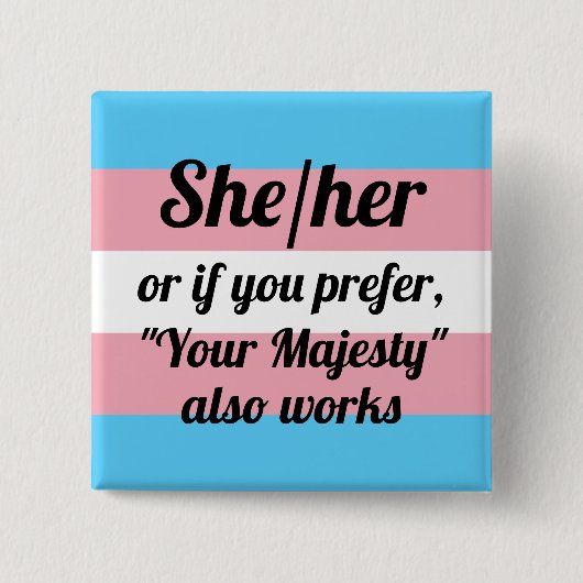 Sie/sie Button (Vorderseite)