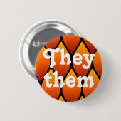 Sie/sie Dragon Scales Pronoun Button (Vorne & Hinten)