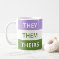 Sie/sie/ihr Pronomina Genderqueer Klassiker-Tasse