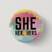 Sie, sie, ihr Pronouns-Knopf Button (Vorderseite)
