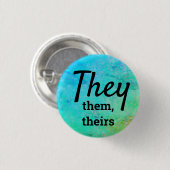 Sie, sie, ihre Pronomen Button (Vorne & Hinten)