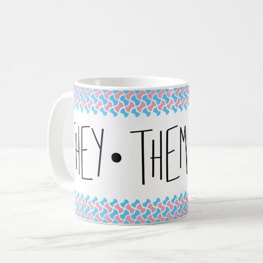 Sie/sie/ihre Pronomen Kaffeetasse (Vorderseite Links)