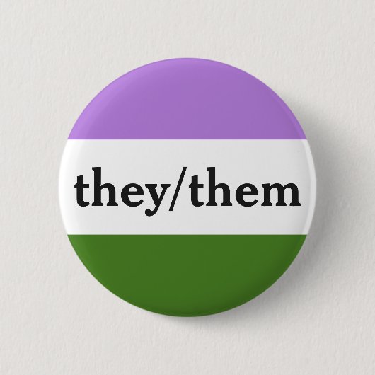 Sie/sie Knöpfe Button (Vorderseite)