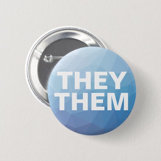 Sie sie Nonbinary Pronomina Button (Vorne & Hinten)