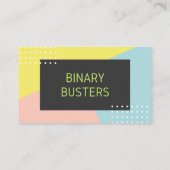 "Sie/sie" Pronomen-Intervention (fein) Visitenkarte (Rückseite)