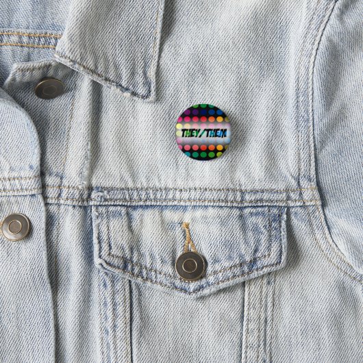 Sie/sie Pronomen-Knopf Button (Beispiel)
