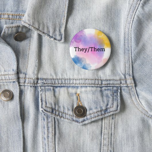 Sie/sie Pronoun Button/Button Button (Beispiel)