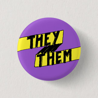 Sie sie Pronoun Button Nonbinary