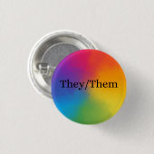 Sie/sie Pronoun-Taste Button (Vorne & Hinten)