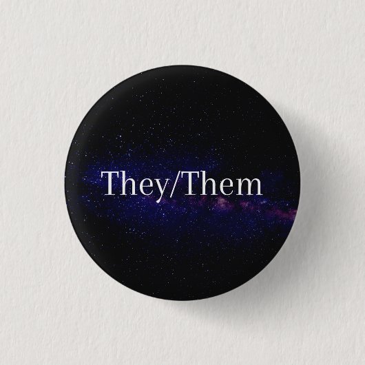Sie/sie Pronoun-Taste Button (Vorderseite)