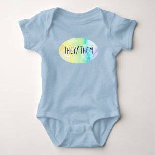 Sie sie Pronouns Baby Strampler