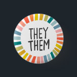Sie / sie Pronouns Rainbow Handschrift Stolz Button<br><div class="desc">Dekorieren Sie Ihr Outfit mit diesem coolen Kunstknopf. Macht ein großartiges Geschenk! Sie können ihn anpassen,  die Hintergrundfarben ändern und auch Text hinzufügen. Karo in meinem Shop für viel mehr Farben und Muster! Lass mir Bescheid,  wenn du auch etwas Gewohntes willst.</div>