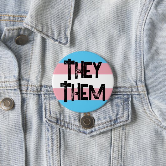 Sie sie Pronouns Trans Button (Beispiel)