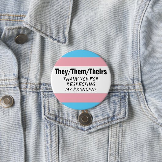 Sie sie Pronouns Trans Button (Beispiel)