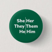 Sie/sie sie/sie Er/Er Pronoun Button (Vorderseite)