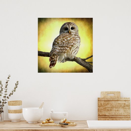 Sie sieht direkt in mir im Herzen Poster (Küche)