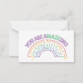 Sie sind A-Maze-Ing Valentin Mitteilungskarte (Vorderseite)