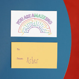 Sie sind A-Maze-Ing Valentin Mitteilungskarte