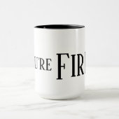 Sie sind abgefeuerter Tassen-Trinkbehälter Tasse (Zentrum)