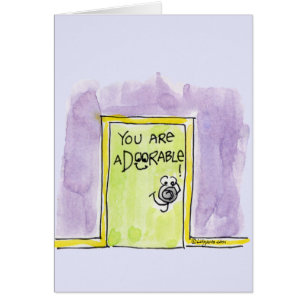 Sie sind aDOORable Cartoon