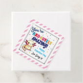 Sie sind akut Phantastisch" Valentine-Geschenkmark Geschenkanhänger (Beispiel)