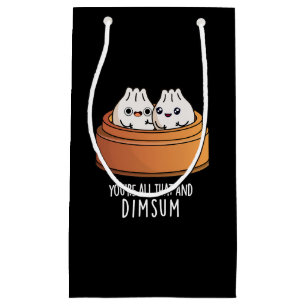 Sie sind alle das und Dimsum Funny Food Pun Dark B Kleine Geschenktüte