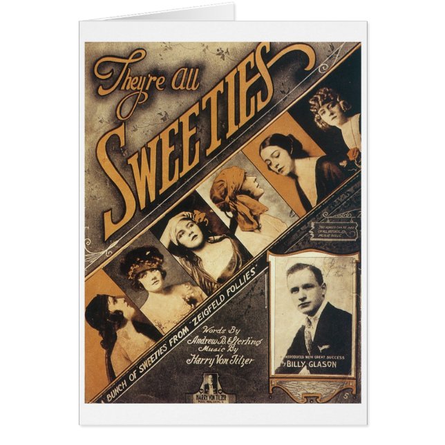 Sie sind alle Sweeties Vintag Songbook Cover (Vorne)