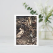 Sie sind alle überlaufen postkarte (Stehend Vorderseite)