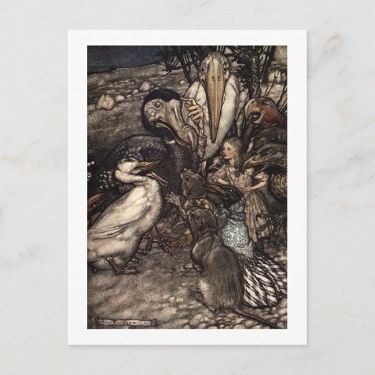 Sie sind alle überlaufen postkarte (Vorderseite)