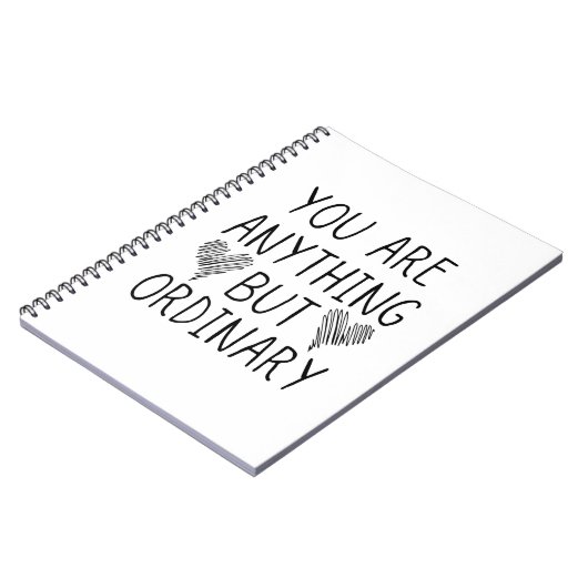 Sie sind alles andere als normal notizblock (Linke Seite)